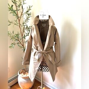 Belted Trench Coat, Worn as Dress